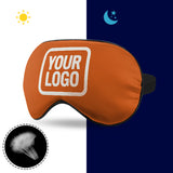 Custom Orange White Sleep Mask