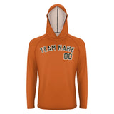 Custom Orange Olive UV-Hoodie
