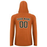 Custom Orange Olive UV-Hoodie