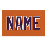 Custom Orange Purple Beach Towel