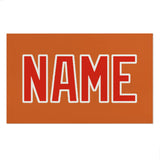 Custom Orange Orange Red Beach Towel