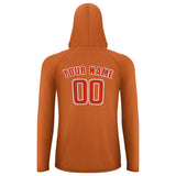Custom Orange Orange Red UV-Hoodie