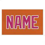 Custom Orange Pink Beach Towel