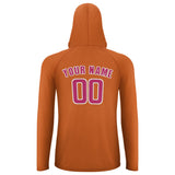Custom Orange Pink UV-Hoodie