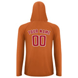 Custom Orange Red UV-Hoodie