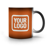 Custom Orange White Magic Mug