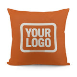 Custom Orange White Pillowcase