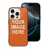 Custom Orange White Phone Case