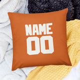 Custom Orange White Pillowcase