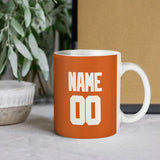 Custom Orange White Mug