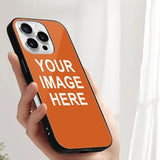 Custom Orange White Phone Case