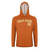 Custom Orange Yellow UV-Hoodie