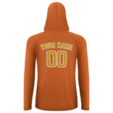Custom Orange Yellow UV-Hoodie