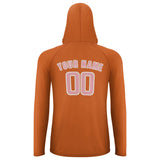Custom Orange Light Pink UV-Hoodie