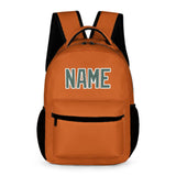 Custom Orange Blue Green Kids Backpack