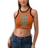 Custom Orange Blue Green Sleeveless Tank Top