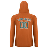Custom Orange Blue Green UV-Hoodie