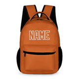Custom Orange Orange Kids Backpack