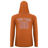 Custom Orange Copper Rose UV-Hoodie