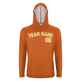 Custom Orange Gold UV-Hoodie