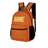Custom Orange Gold Kids Backpack