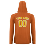 Custom Orange Gold UV-Hoodie