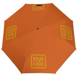 Custom Orange Yellow Automatic Umbrella