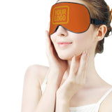 Custom Orange Yellow Sleep Mask