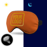 Custom Orange Yellow Sleep Mask