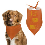 Custom Orange Yellow Pet Scarf
