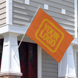 Custom Orange Yellow Flag