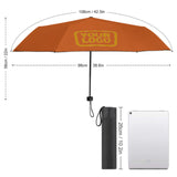 Custom Orange Yellow Automatic Umbrella