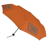 Custom Orange Dark Grey Automatic Umbrella
