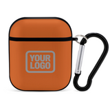 Custom Orange Gray AirPods Case
