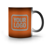 Custom Orange Gray Magic Mug