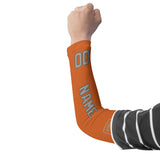 Custom Orange Gray Arm Sleeve