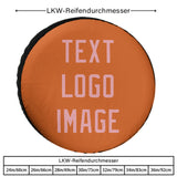 Custom Orange Light Pink Truck Tires