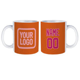 Custom Orange Pink Mug