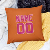 Custom Orange Pink Pillowcase