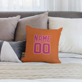 Custom Orange Pink Pillowcase