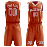 Custom Orange Light Pink Basketball Set