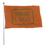 Custom Orange Khaki Flag