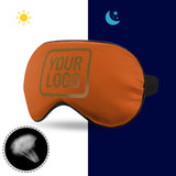 Custom Orange Khaki Sleep Mask