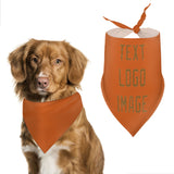 Custom Orange Khaki Pet Scarf