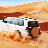 Custom Orange Khaki Truck Tires