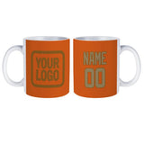 Custom Orange Light Khaki Mug