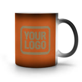 Custom Orange Light Khaki Magic Mug