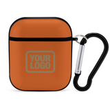 Custom Orange Light Khaki AirPods Case