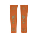 Custom Orange Light Khaki Arm Sleeve