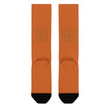 Custom Orange Orange Knee-High Sock